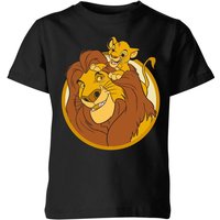 Disney Mufasa & Simba Kids' T-Shirt - Black - 5-6 Jahre von Disney