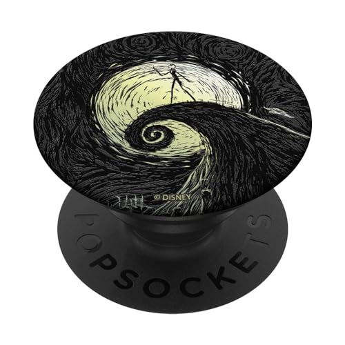 Disney Nightmare Before Christmas Spiral Hill Midnight PopSockets mit austauschbarem PopGrip Disney Nightmare Before Christmas Spiral Hill Midnight PopSockets mit austauschbarem PopGrip von Disney