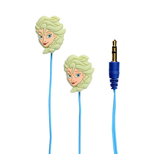 Disney Official Merchandise Charakter In-Ear Kopfhörer - Frozen Design mit Elsa von Disney