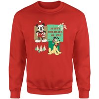 Disney Ol' Pal Weihnachtspullover – Rot - XS von Original Hero