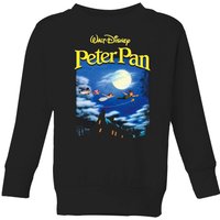 Disney Peter Pan Cover Kids' Sweatshirt - Black - 5-6 Jahre von Disney