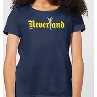 Disney Peter Pan Tinkerbell Neverland Women's T-Shirt - Navy - L von Disney