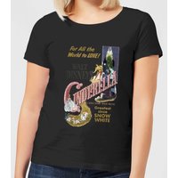 Disney Prinzessin Cinderella Retro Poster Damen T-Shirt - Schwarz - XL von Disney