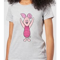 Disney Pu der Bär Ferkel Classic Damen T-Shirt - Grau - L von Original Hero