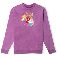 Disney Royal And Bright Weihnachtspullover - Lila Acid Wash - M von Original Hero