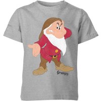 Disney Schneewittchen Grumpy Classic Kinder T-Shirt - Grau - 3-4 Jahre von Disney