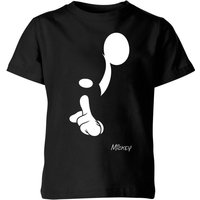 Disney Shush Kids' T-Shirt - Black - 3-4 Jahre von Disney