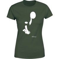 Disney Shush Women's T-Shirt - Green - M von Disney