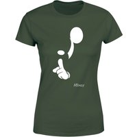 Disney Shush Women's T-Shirt - Green - S von Disney
