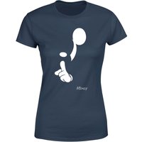 Disney Shush Women's T-Shirt - Navy - XL von Original Hero