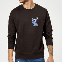 Disney Stitch Backside Sweatshirt - Schwarz - XXL von Disney