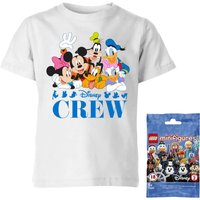 Disney Tee & LEGO Minifigure Bundle Men's T-Shirt - White - Men's - 5XL von Disney