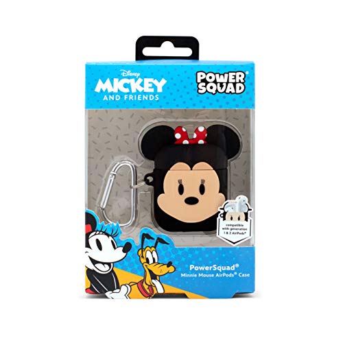 Disney ThumbsUp! PowerSquad AirPods Case Disney "Minnie Mouse" Kopfhöreretui für kabellose Ohrhörer, 6.3 x 5.56 x 2.9 cm von Disney
