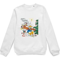 Disney Unca Donald Weihnachtspullover – Weiß - XXL von Disney