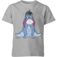 Disney Winnie Puuh Eeyore Classic Kinder T-Shirt - Grau - 11-12 Jahre von Original Hero