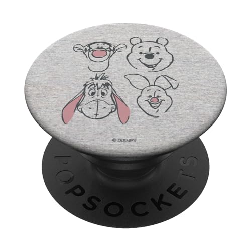 Disney Winnie The Pooh and Friends Sketch PopSockets mit austauschbarem PopGrip von Disney