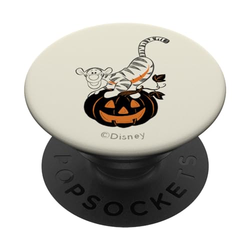 Disney Winnie the Pooh Tigger Pumpkin Halloween PopSockets mit austauschbarem PopGrip von Disney