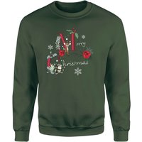 Disney Woodland Friends Weihnachtspullover – Grün - XL von Disney