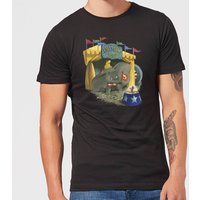 Dumbo Circus Herren T-Shirt - Schwarz - XS von Disney