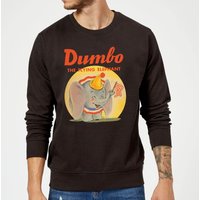 Dumbo Flying Elephant Pullover - Schwarz - XXL von Disney