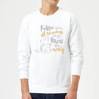 Dumbo Follow Your Dreams Pullover - Weiß - S von Disney