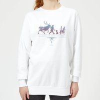 Frozen 2 Believe In The Journey Women's Sweatshirt - White - M von Disney