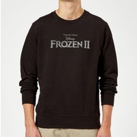 Frozen 2 Title Silver Sweatshirt - Black - S von Disney