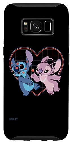 Hülle für Galaxy S8 Disney Lilo and Stitch Engel Herz Küsse von Disney