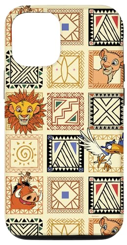 Hülle für iPhone 12/12 Pro Disney The Lion King 30th Anniversary Simba Friends Muster von Disney