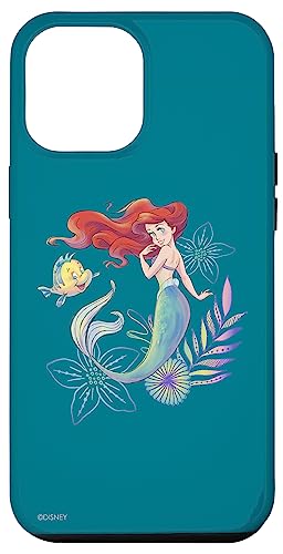 Hülle für iPhone 12 Pro Max Disney Die kleine Meerjungfrau Arielle und Flunder unter dem Meer von Disney