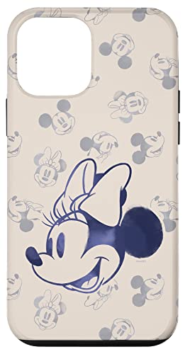 Hülle für iPhone 12 mini Disney Minnie und Mickey Mouse Köpfe Retro Vintage Classic von Disney