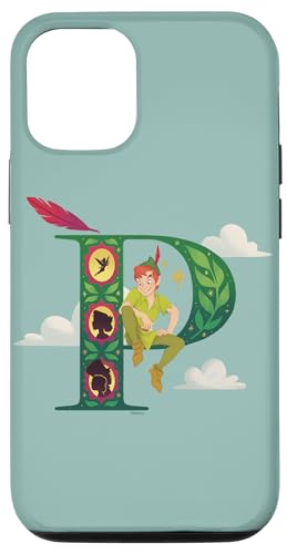 Hülle für iPhone 13 Disney Alphabet Monogramm Buchstabe P für Peter Pan von Disney