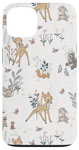 Hülle für iPhone 13 Disney Bambi und Klopfer Floral von Disney