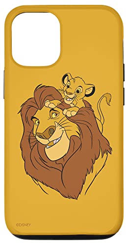 Hülle für iPhone 13 Disney Der König der Löwen Simba und Mufasa Vater und Sohn von Disney