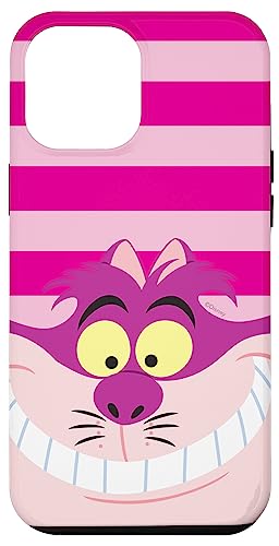 Hülle für iPhone 13 Pro Max Disney Alice im Wunderland Grinsekatze rosa Streifen von Disney