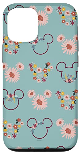 Hülle für iPhone 14 Disney Mickey Mouse Blumen und Gänseblümchen Druck von Disney