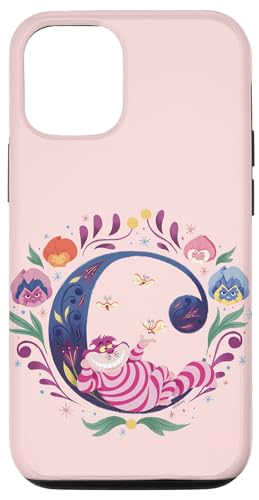 Hülle für iPhone 14 Pro Disney Alphabet Monogramm Buchstabe C für Grinsekatze von Disney