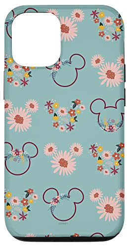 Hülle für iPhone 14 Pro Disney Mickey Mouse Blumen und Gänseblümchen Druck von Disney