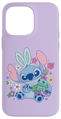 Hülle für iPhone 14 Pro Max Disney Lilo & Stitch Cute Easter Bunny Stitch and Scrump Hülle für iPhone 14 Pro Max Disney Lilo & Stitch Cute Easter Bunny Stitch and Scrump von Disney