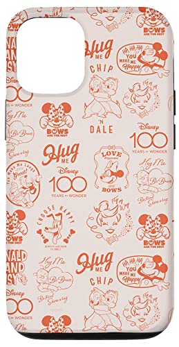 Hülle für iPhone 15 Disney 100 Logo Disney-Figuren, Umarmungen und glückliche Gesichter, D100 von Disney