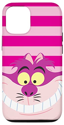 Hülle für iPhone 15 Disney Alice im Wunderland Grinsekatze rosa Streifen von Disney