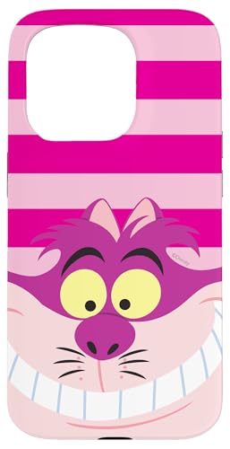 Hülle für iPhone 15 Pro Disney Alice im Wunderland Grinsekatze rosa Streifen Hülle für iPhone 15 Pro Disney Alice im Wunderland Grinsekatze rosa Streifen von Disney
