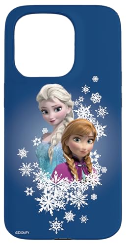 Hülle für iPhone 15 Pro Disney Frozen Anna und Elsa Schwestern und Schneeflocken Hülle für iPhone 15 Pro Disney Frozen Anna und Elsa Schwestern und Schneeflocken von Disney