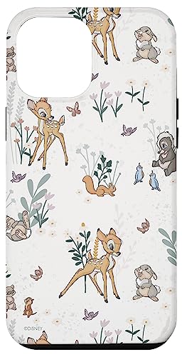 Hülle für iPhone 15 Pro Max Disney Bambi und Klopfer Floral von Disney