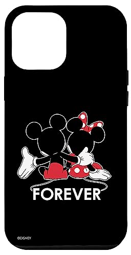 Hülle für iPhone 15 Pro Max Disney Mickey and Minnie Mouse Silhouettes Forever von Disney