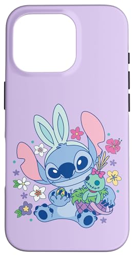 Hülle für iPhone 16 Pro Disney Lilo & Stitch Cute Easter Bunny Stitch and Scrump Hülle für iPhone 16 Pro Disney Lilo & Stitch Cute Easter Bunny Stitch and Scrump von Disney