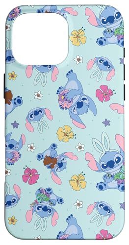 Hülle für iPhone 16 Pro Max Disney Lilo & Stitch Cute Blue Easter Pastel Stitch Pattern Hülle für iPhone 16 Pro Max Disney Lilo & Stitch Cute Blue Easter Pastel Stitch Pattern von Disney