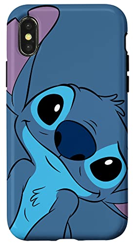 Hülle für iPhone X/XS Disney Lilo and Stitch Niedliches Stichgesicht, Schiefergrau Hülle für iPhone X/XS Disney Lilo and Stitch Niedliches Stichgesicht, Schiefergrau von Disney