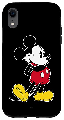 Hülle für iPhone XR Disney Mickey Mouse Klassische Pose Schwarz Hülle für iPhone XR Disney Mickey Mouse Klassische Pose Schwarz von Disney