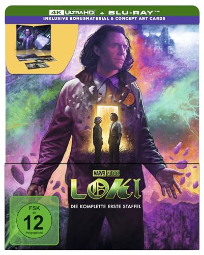 Loki - Staffel 1 - Steelbook - Limited Edition (4K Ultra HD) (+ Blu-ray) [4 Discs] von Disney